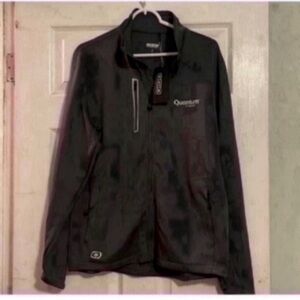 OGIO Gray Performance Jacket with Stand-Up Collar